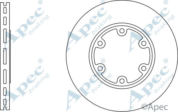 APEC BRAKING Jarrulevy DSK3096